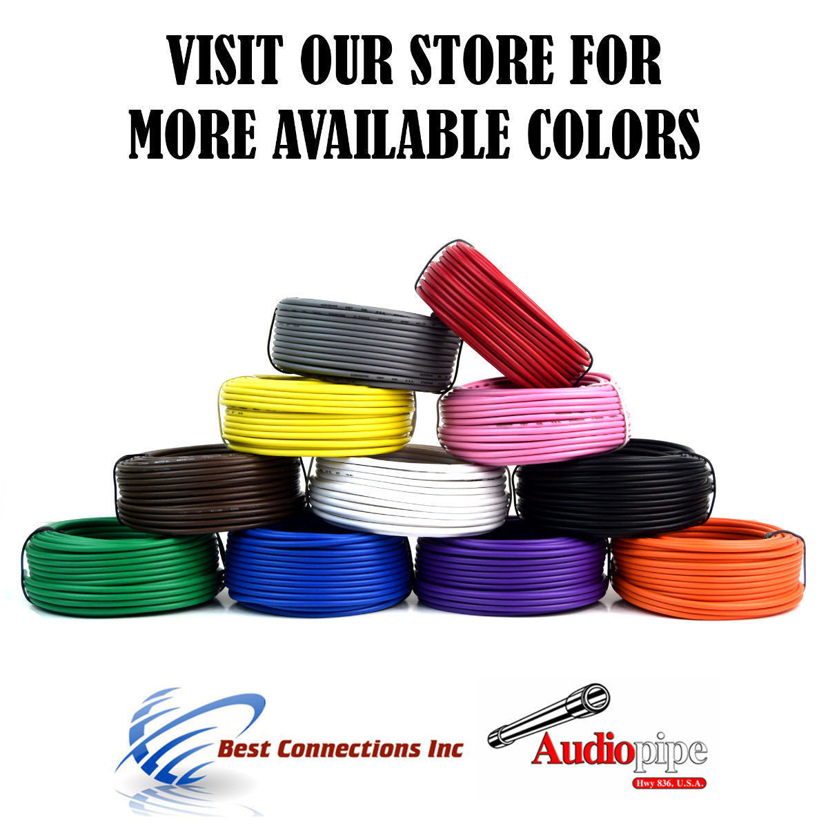 16 GA 50' Feet Red Audiopipe Car Audio Home Remote Primary Cable Wire