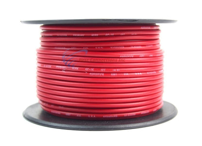 18 GAUGE WIRE RED & BLACK POWER GROUND 100 FT EACH PRIMARY STRANDED COPPER CLAD