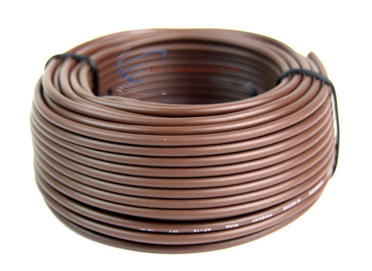 18 Gauge 50 Feet Brown 1 Roll Remote Primary Cable Wire LED