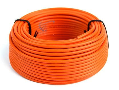 18 GA 50 Feet Orange Audiopipe Car Audio Home Remote Primary Cable Wire LED