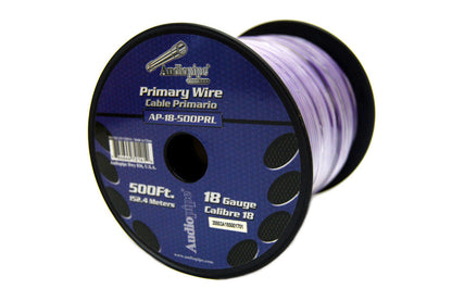 18 GA 500 Feet Audiopipe Primary Power Wire Remote Car Audio Home (10 Rolls)