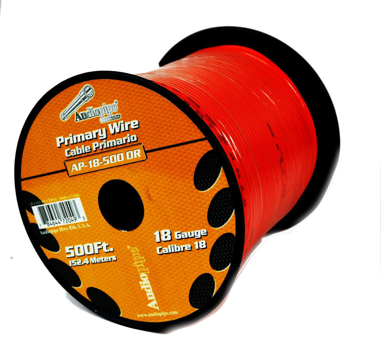 18 GA 500  Feet Audiopipe Primary Power Wire Remote Car Audio Home (2 Rolls)