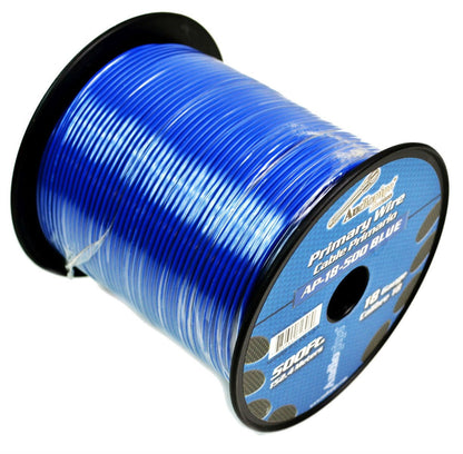 18 GA Gauge 2 Rolls 500 FT Primary Remote Wire Auto Power Ground Cable Stranded