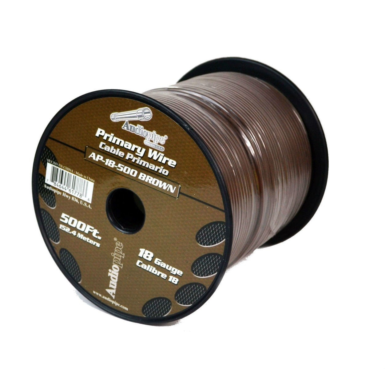 18 GA 500 Feet Audiopipe Primary Power Wire Remote Car Audio Home (8 Rolls)