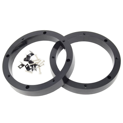 3 Pairs 6.5" Plastic Speaker Spacer Rings Subwoofer Custom Mounting Adapter