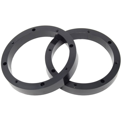 1 Pair 6.5" Plastic Speaker Spacer Rings Subwoofer Custom Mounting Adapter