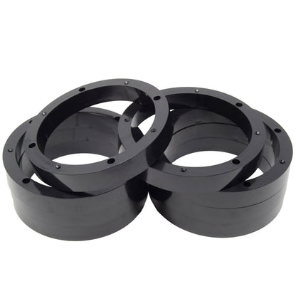 4 Pairs 6.5" Plastic Speaker Spacer Rings Subwoofer Custom Mounting Adapter