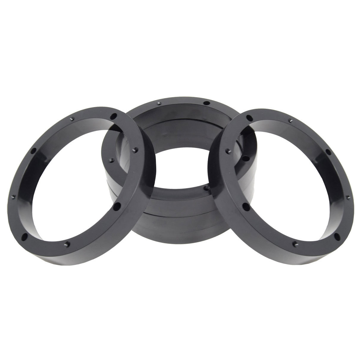 3 Pair 8.5" Plastic Speaker Spacer Rings Subwoofer Custom Mounting Adapter