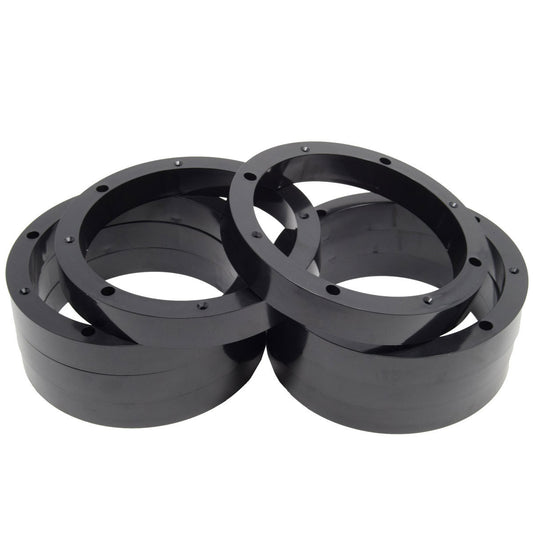 Audiopipe 8.5" Plastic Speaker Spacer Rings Subwoofer Mid Range Custom Installation Mounting Adapter 4 Pairs