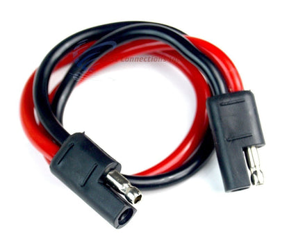 10 Gauge 12" Quick Disconnect Polarized Inline Power Cable Wire Harness Audio