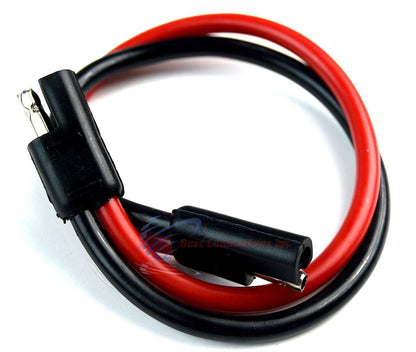 8 Gauge 12" Quick Disconnect Polarized Inline Power Cable Wire Harness Install