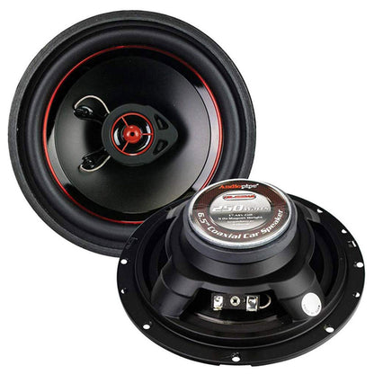 Audiopipe 6.5" 2-Way CSL Series Slim Coaxial Car Speakers 250 Watts (2-Pair)