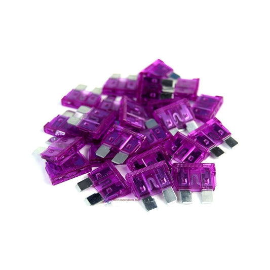 25 Pieces 35A Blade Style Fuse ATC/ATO Automotive Powersport Motorcycle ATV RZR