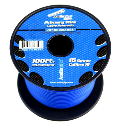 6 Rolls 16 Gauge 100' Feet Single Conductor Stranded Remote Wire 600' Total