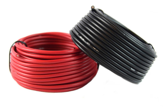 16 Gauge Red & Black Power Ground Primary Remote Wire 25 Feet Each 50 Feet Total