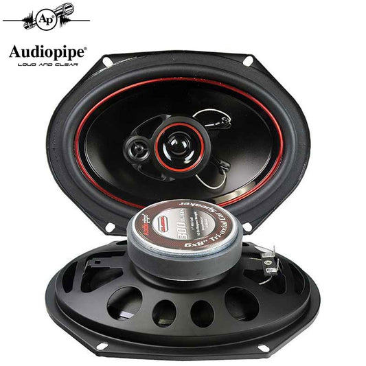 Audiopipe 6x8" 3-Way CSL Series Coaxial Car Speakers 300 Watts (1-Pair)