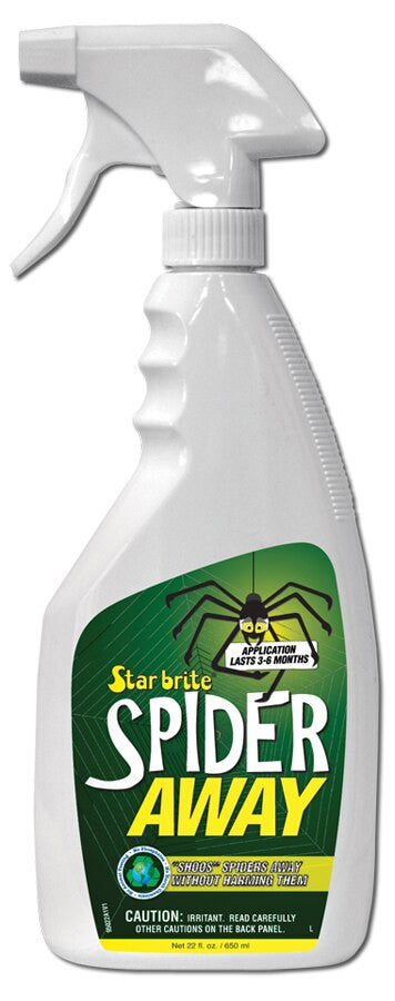 2 Pack StarBrite Spider Away 22 Oz Spray – Simply Chase Away Pesky Spiders & Keep Them Away - Ideal for Homes, Garages, Docks, Patios, Boathouses & More