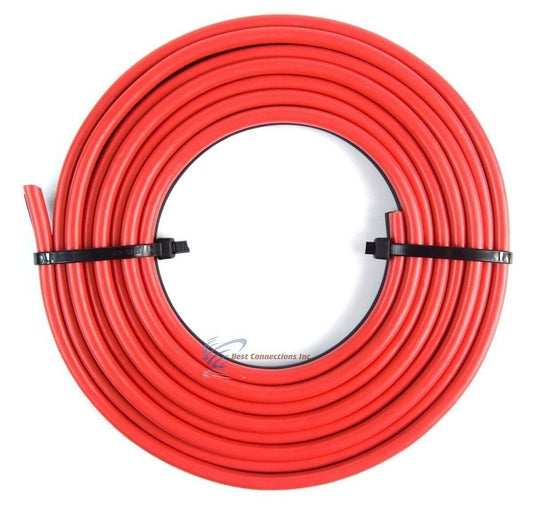 8 Gauge 10' Feet Red Black Speaker Wire Zip Cable Power Ground Car Home Audio