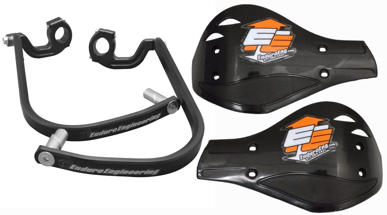 Enduro Engineering Evo 2 Debris Deflectors for 1 1/8" Bars 50-5218B / 51-124 Black