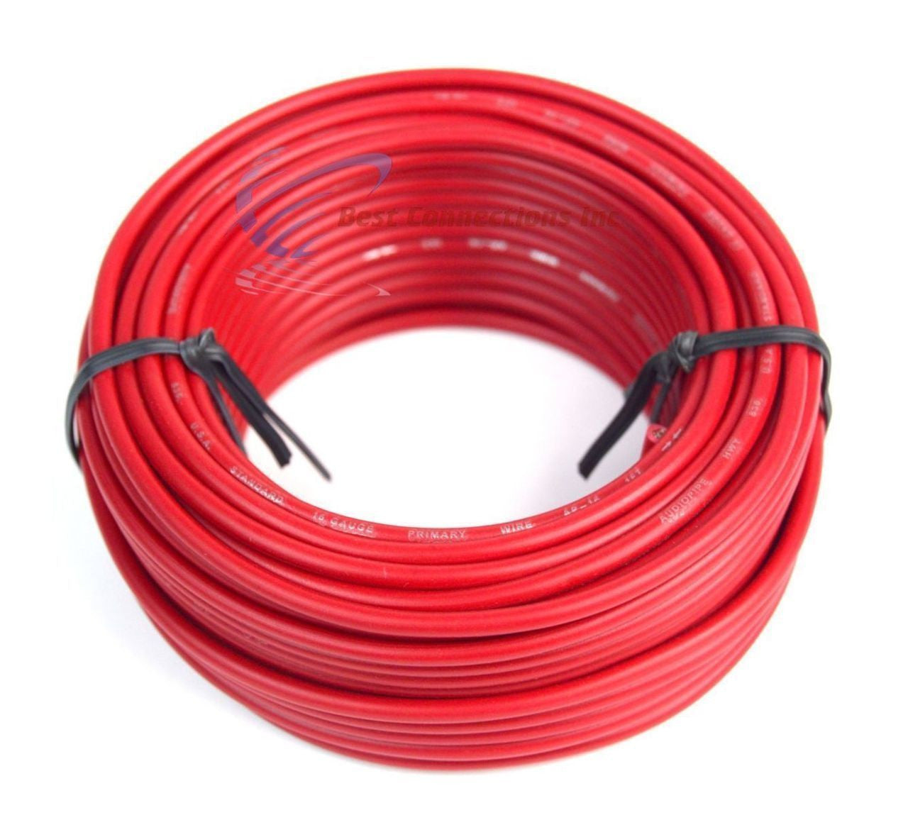 16 Gauge Red & Black Power Ground Stranded Wire Primary Cable 50 ft Each