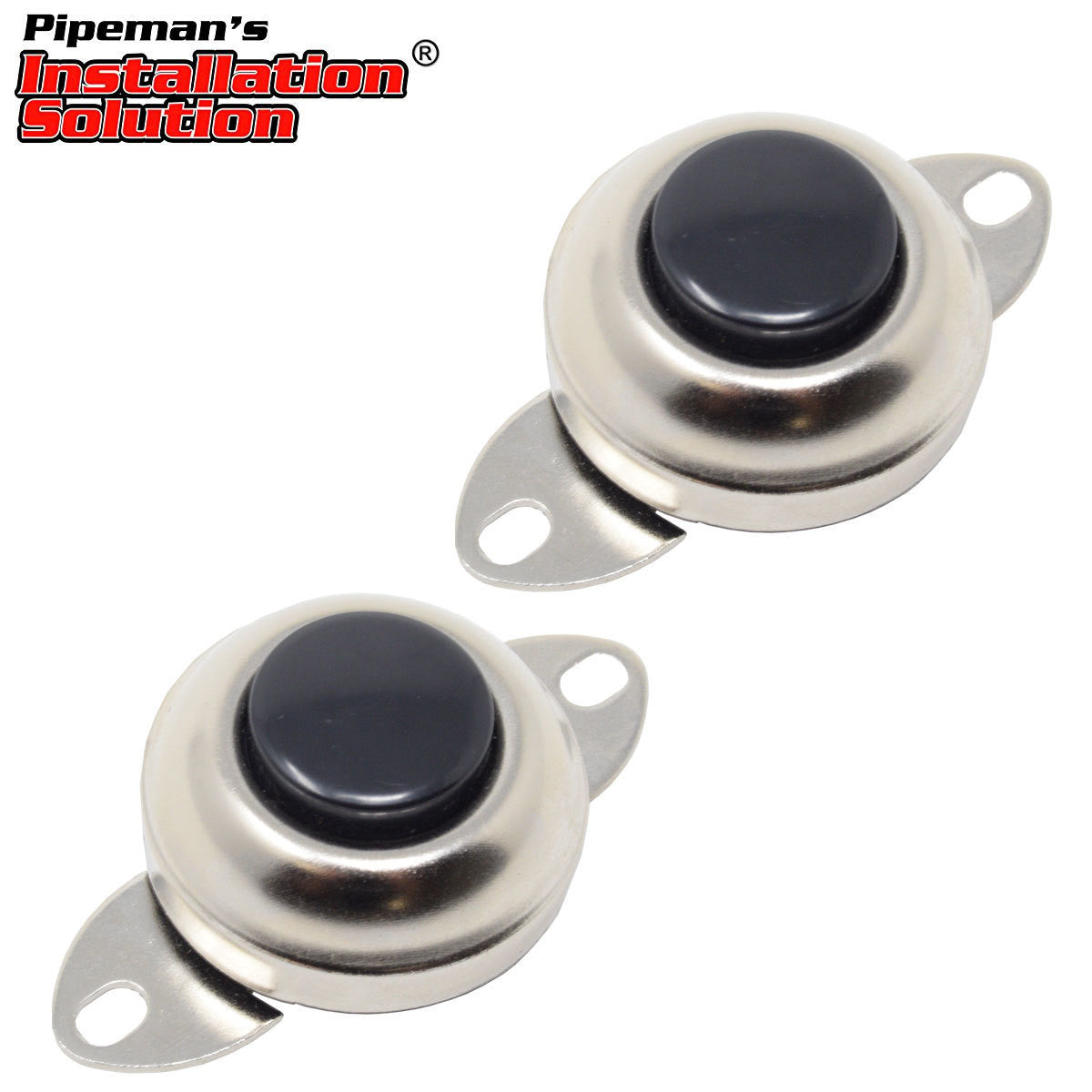 2 Pack Universal Air Train Horn Lights Pushbutton Switch 12 Volt Flush Mount