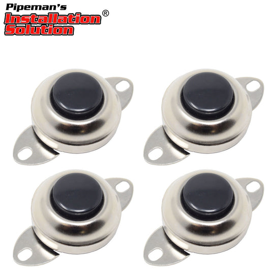 4 Pack Universal Air Train Horn Lights Pushbutton Switch 12 Volt Flush Mount