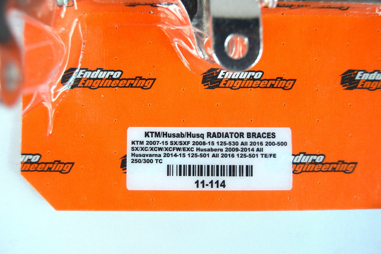 Radiator Braces Fits With Fans KTM Husaberg Husqvarna Enduro Engineering 11-114