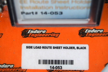 Side Load Route Sheet Holder Black Dual Sport Enduro Engineering 14-053