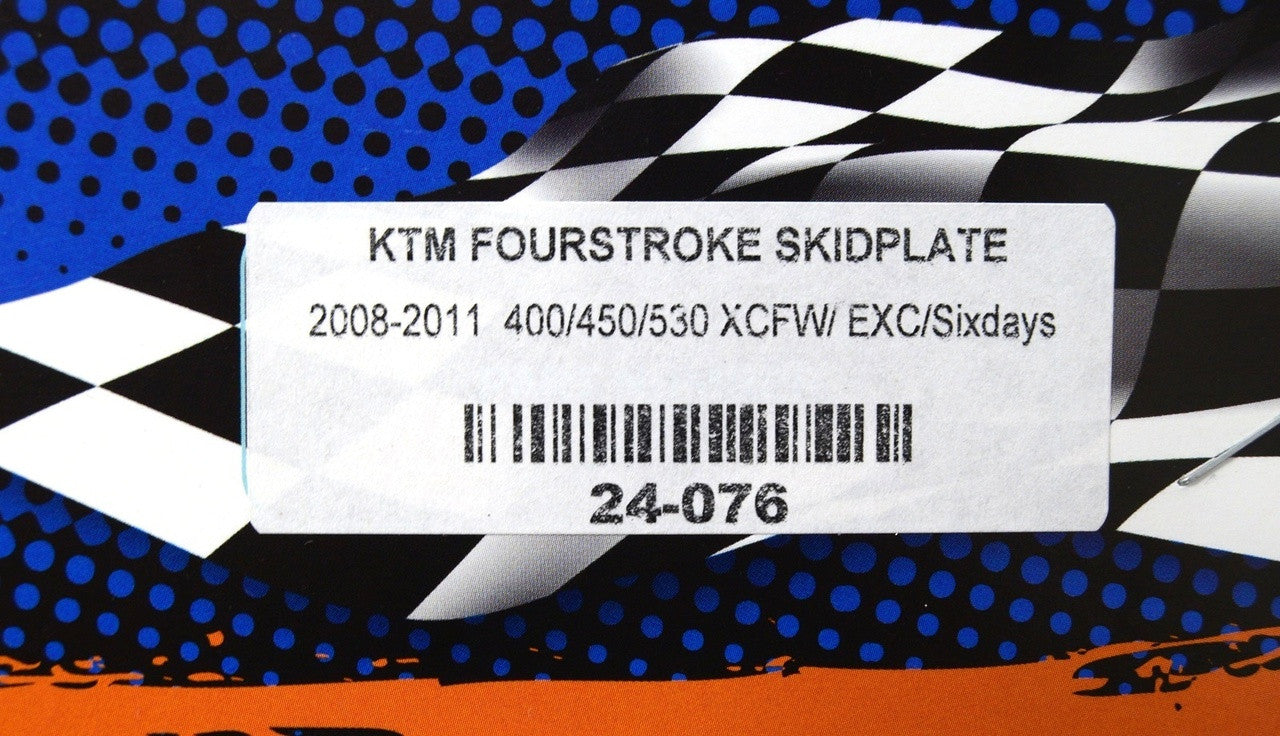 Enduro Engineering Skid Plate for 08-11 KTM 400/450/530 XCFW/EXC/SixDays 24-076