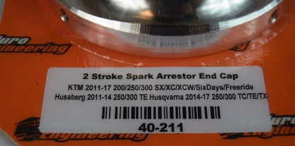 Enduro Engineering 2011-2019 KTM Husqvarna 2 Stroke Spark Arrestor End Cap