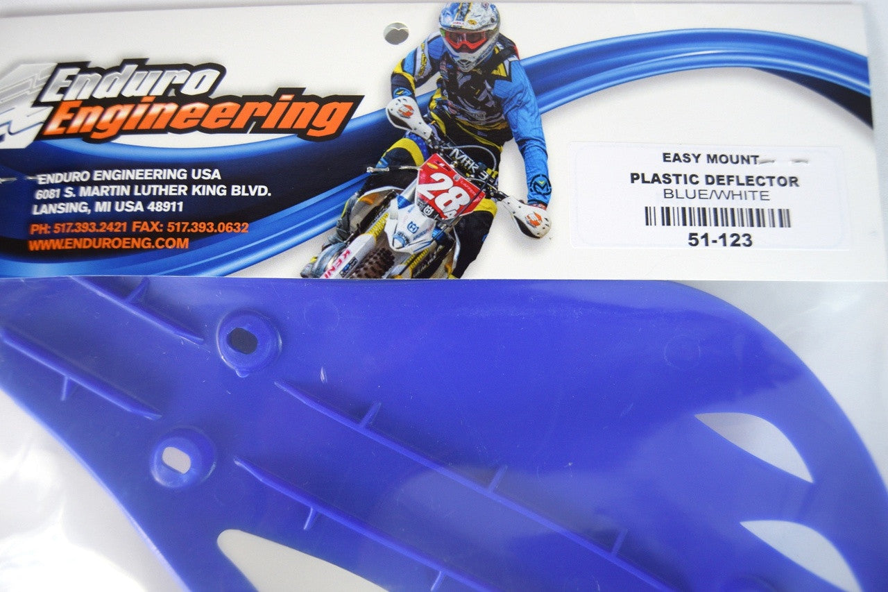 Enduro Engineering Replacement Plastic Debris Roost Deflectors Blue 51-123