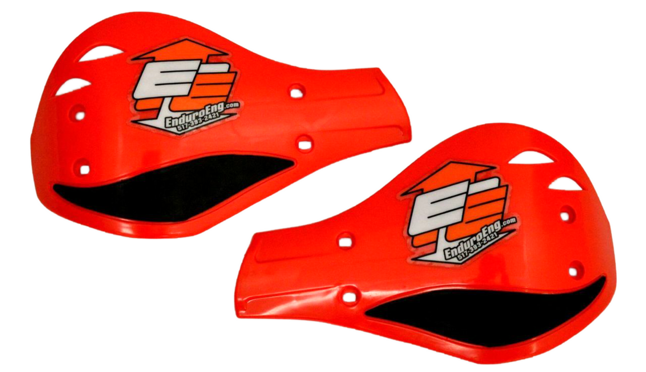 Engineering Evolution 2 Debris Deflectors for 1 1/8" Bars 50-5236B / 51-126 Red