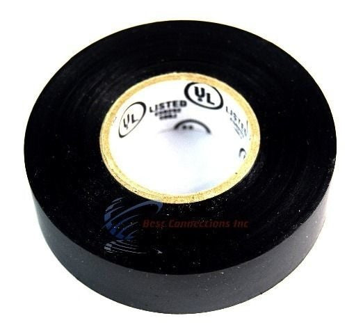 20 Rolls NA High Quality Black Electrical Tape 3/4" x 60' UL Listed ET-11