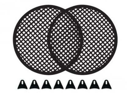 1 Pair 15" SubWoofer Mid range Metal Mesh Waffle Speaker Grill DJ PA Car Audio