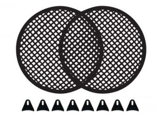 1 Pair 8" SubWoofer Mid range Metal Mesh Waffle Speaker Grill DJ PA Car Audio