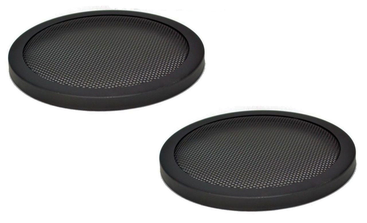 1 Pair 10" INCH CAR SPEAKER WOOFER STEEL MESH GRILLS WITH SPEED CLIPS AND SCREWS PROTECT YOUR SPEAKERS