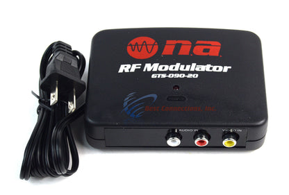 RF Modulator Converter TV Switch Audio Video AV Input to TV RF (10 pack)