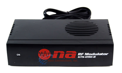 4 pack RF Modulator Universal AV RCA Output to F Type Coaxial Signal Converter