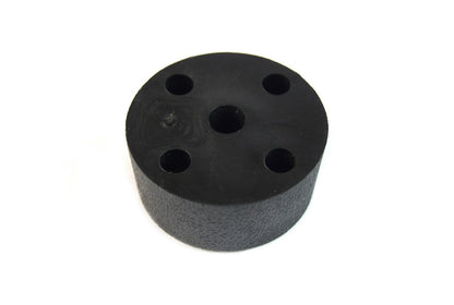 (8) Round Cabinet Black Rubber Instrument Case Speaker Box Feet 1.5" X .75"