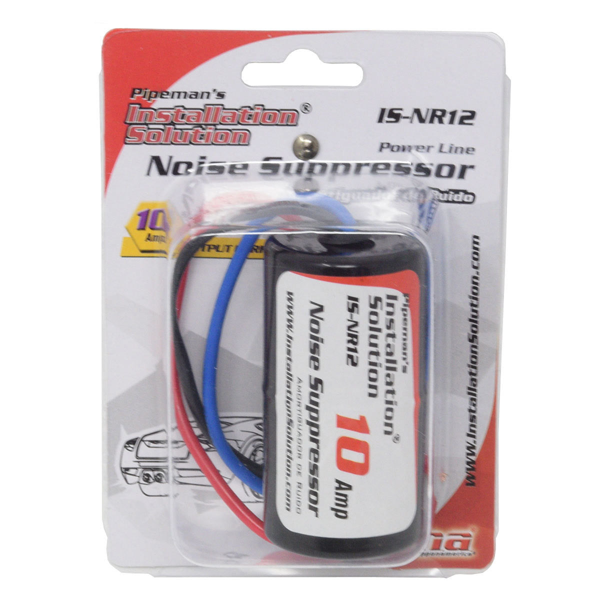 2-Pack 10 Amp In Line Power Engine Noise Eliminator Suppressor Filter Isolator