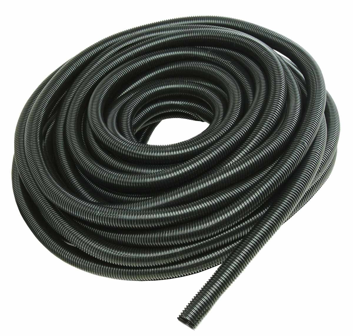 New 100' Feet 1" Black Split Loom Wire Flexible Tubing Wire Cover Audio