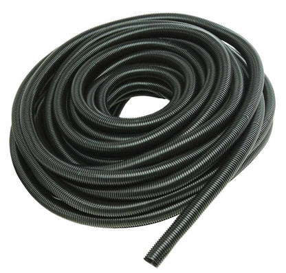 New 100' Feet 1" Black Split Loom Wire Flexible Tubing Wire Cover Audio