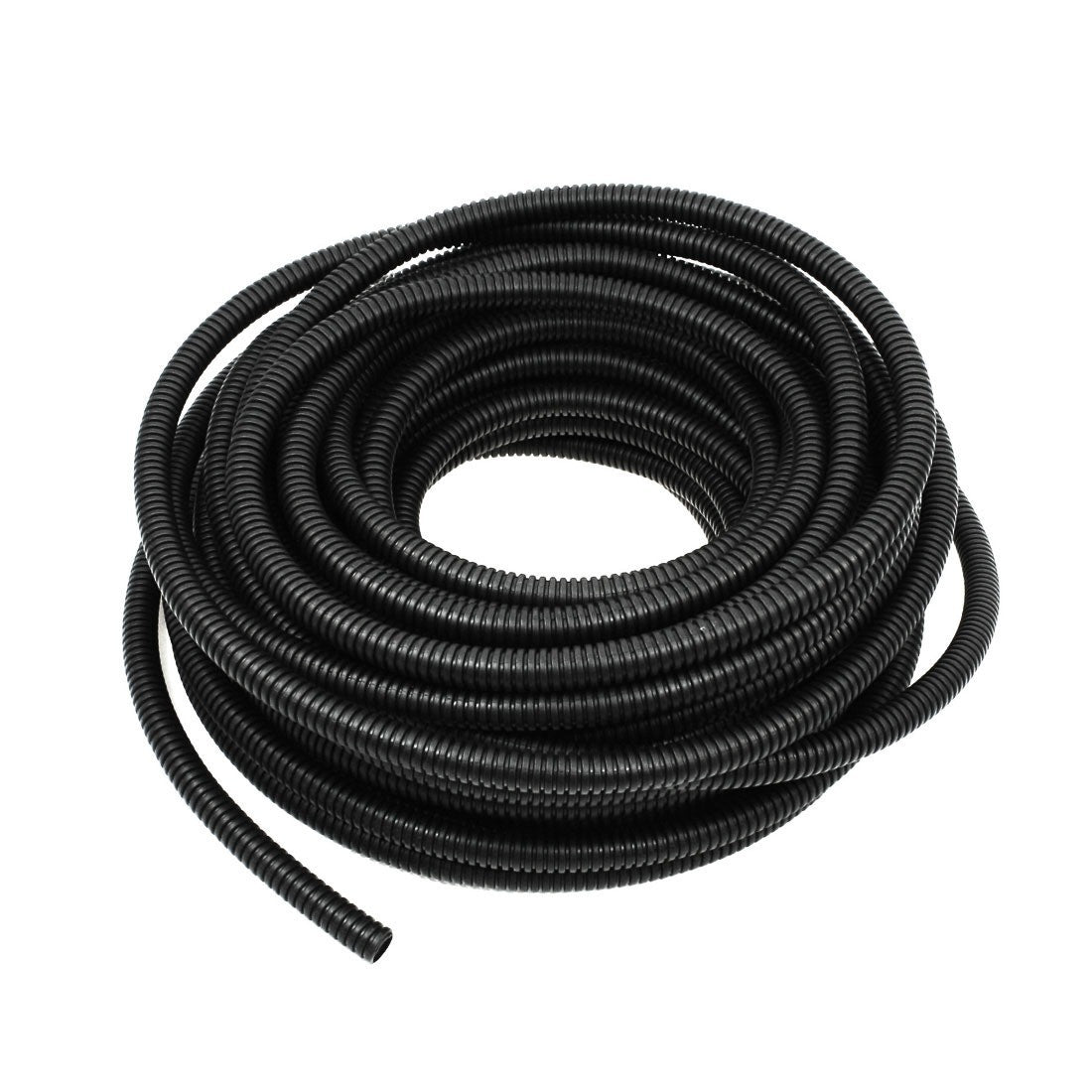 100 Ft 1/4" Split Wire Loom Tubing Combo 100 Pcs 4" Nylon Cable Zip Ties