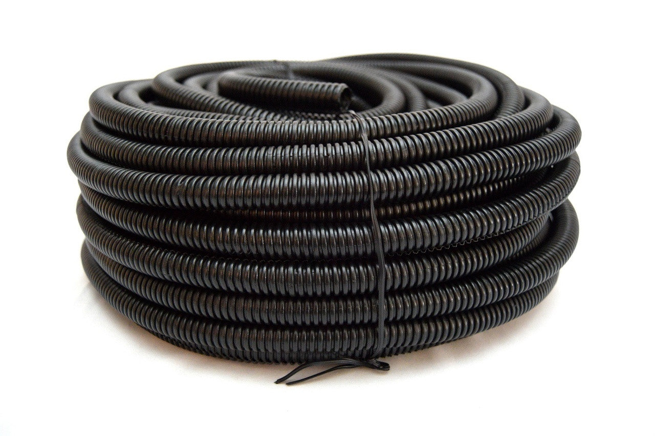 Wire Loom Black 100' Feet 3/8" Split Tubing Hose Conduit Cover Auto Home Marine