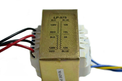 Line Matching Transformer - LP-575 110/220V, 12-0-12V, 2A Nippon America