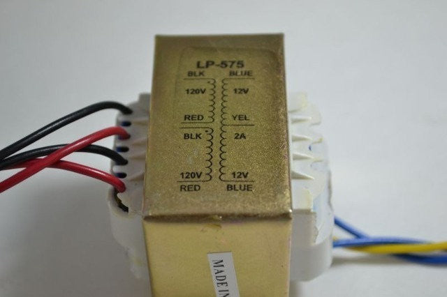 4 PACK Line Matching Transformer 2A - LP-575 110/220V, 12-0-12V, 2A