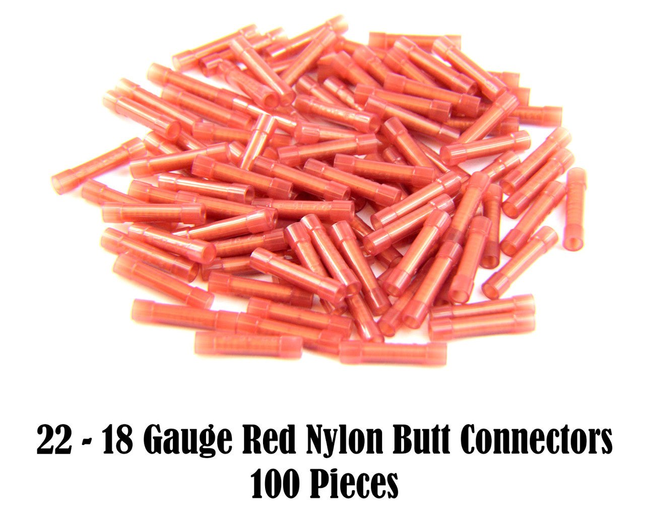 300 pcs Nylon Butt Connectors Crimping Terminals Audio Video 12 volt Install Bay