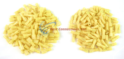 12-10 GAUGE NYLON QUICK DISCONNECT 100 MALE 100 FEMALE YELLOW INSTALL BAY