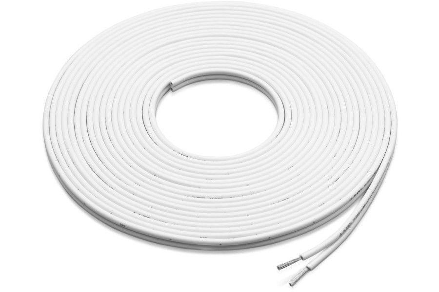 Speaker Wire 100 Feet 12 Gauge White Marine 2 Conductor Copper