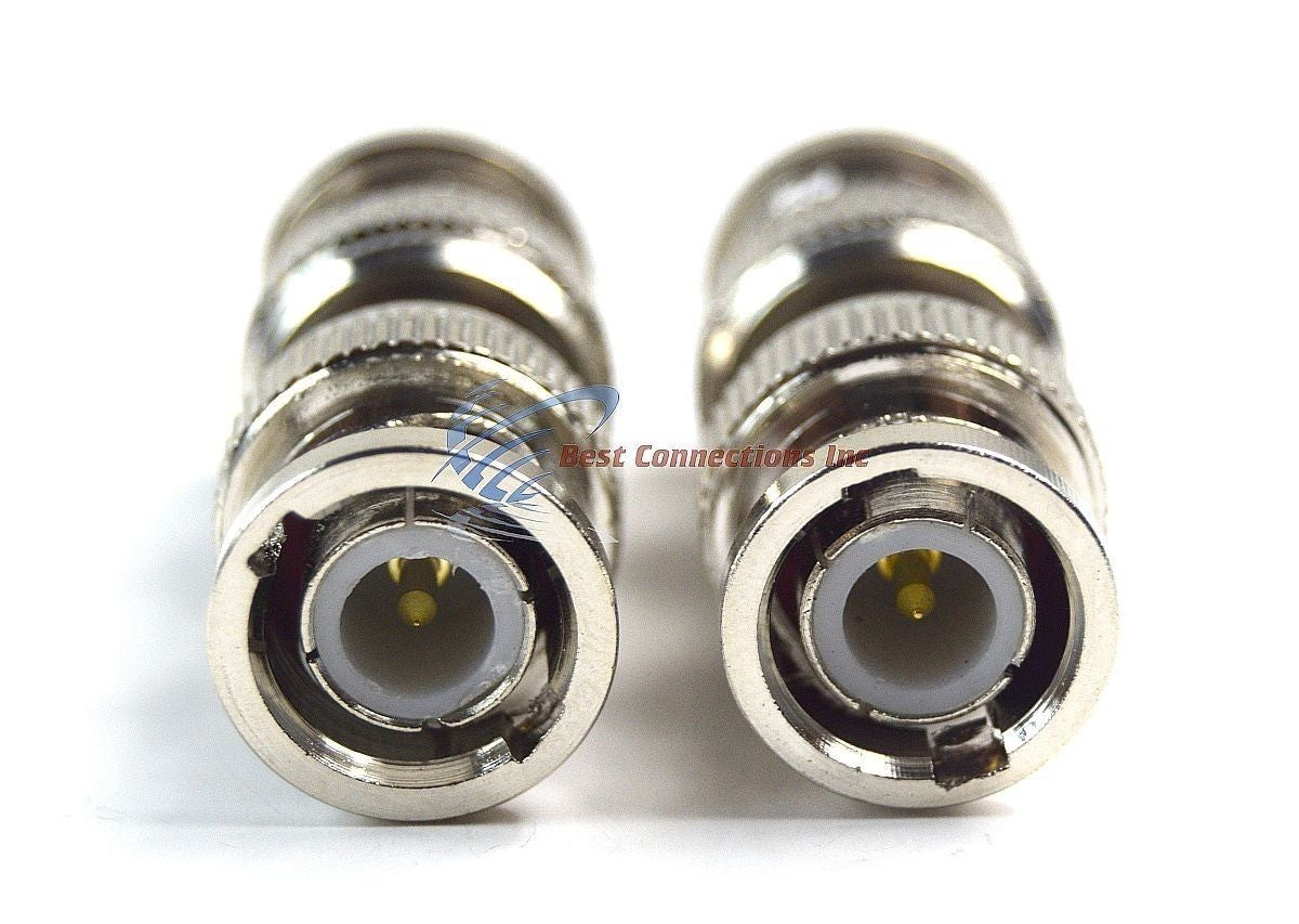 10 pcs BNC Double Male Adapter Connector Splitter Adapter Coupler Brand New